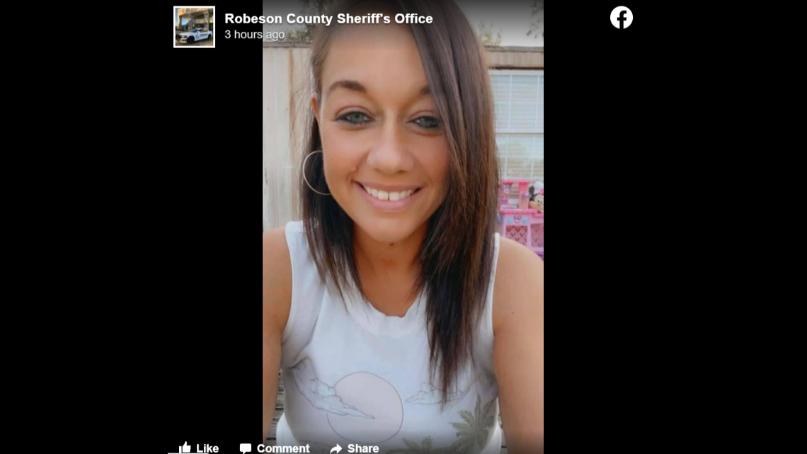 Jessica Lawrence was last seen weeks ago, North Carolina officials said.