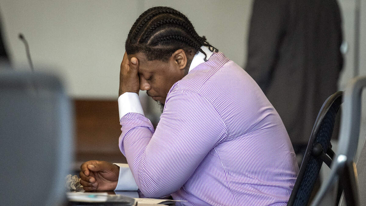 Darrius Lavale Tyson, 34, appears in Durham County Superior Court on Monday, June 29, 2026, before jury selection. Tyson was charged with murder, conspiracy to commit murder and first-degree kidnapping in connection with the March 2022 disappearance of 33-year-old Shawn Burton. Tyson, who prosecutors say identified himself as the highest-ranking member of the Bloods gang in North Carolina, is accused of working with at least three other men to kill Burton.