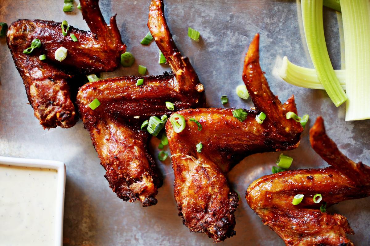 The smoked wings at It’s a Southern Thing  are fried to order and given a quick dip in a vinegar-based Carolina style barbecue sauce, these come out fat, smoky and juicy beneath a crisp skin.