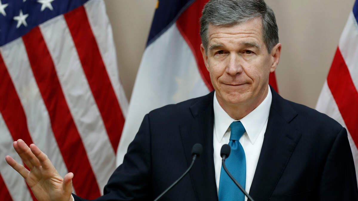 Gov. Roy Cooper in a file photo. Cooper on Saturday called on Virginia Gov. Ralph Northam, a fellow Democrat, to resign.