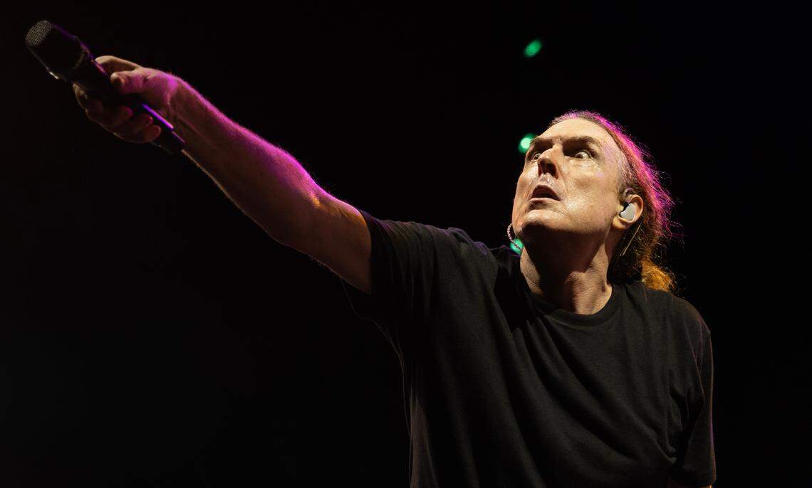 Weird Al Yankovic brings his “Bigger & Weirder 2025” tour to Raleigh, N.C.’s Red Hat Amphiteather, Thursday night, July 24, 2025.