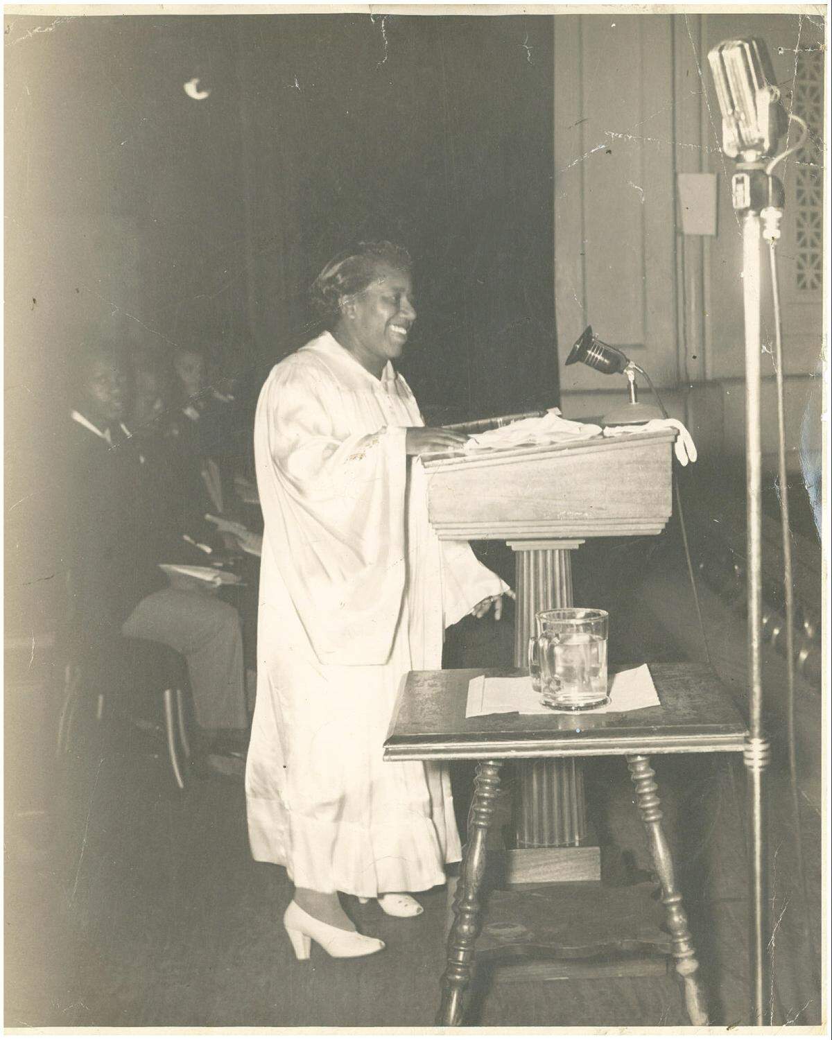 Sister Mabel Gary Philpot was the first Black radio host on WRAL and then on television with her gospel style preaching that united black and white Christians in Raleigh.