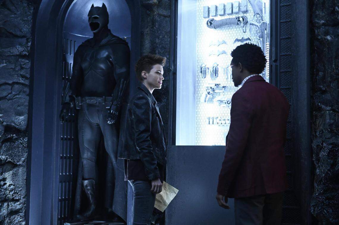 Ruby Rose, left, as Kate Kane (Batwoman) and Camrus Johnson as Luke Fox in the new series “Batwoman” from The CW.