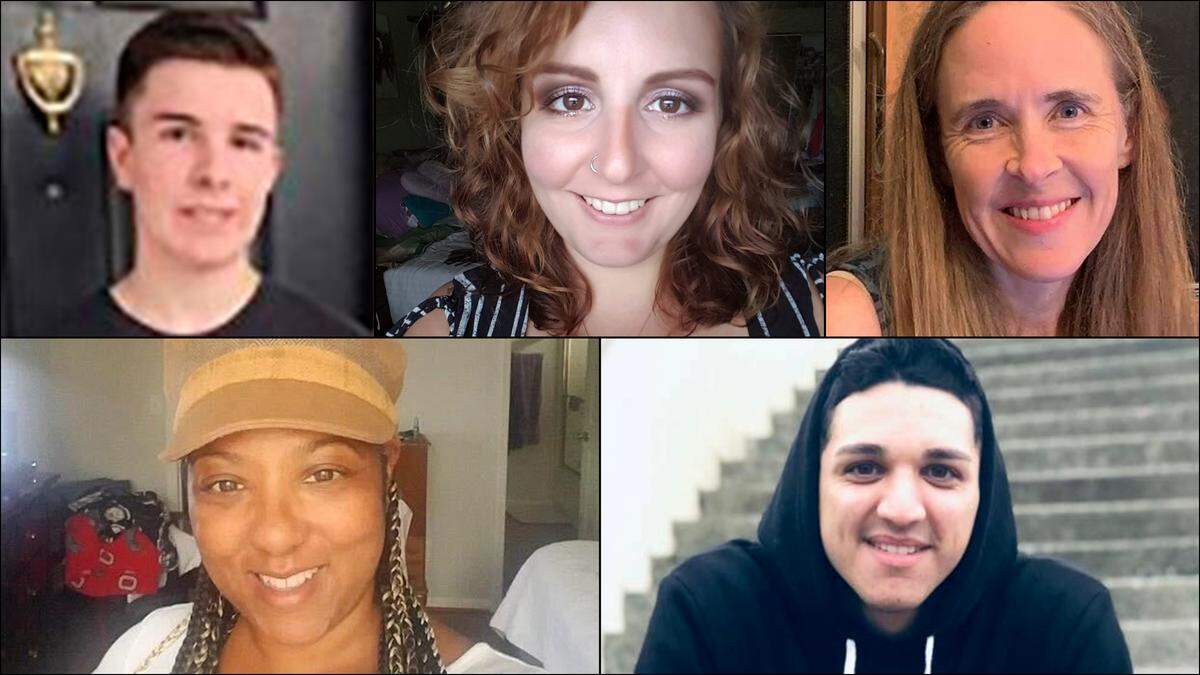 Clockwise from top left James Thompson, Mary Beth Marshall, Susan Karnatz, Gabriel Jesús Torres and Nicole Connors were all killed Thursday evening, Oct. 13, 2022, in the Hedingham neighborhood of Raleigh.