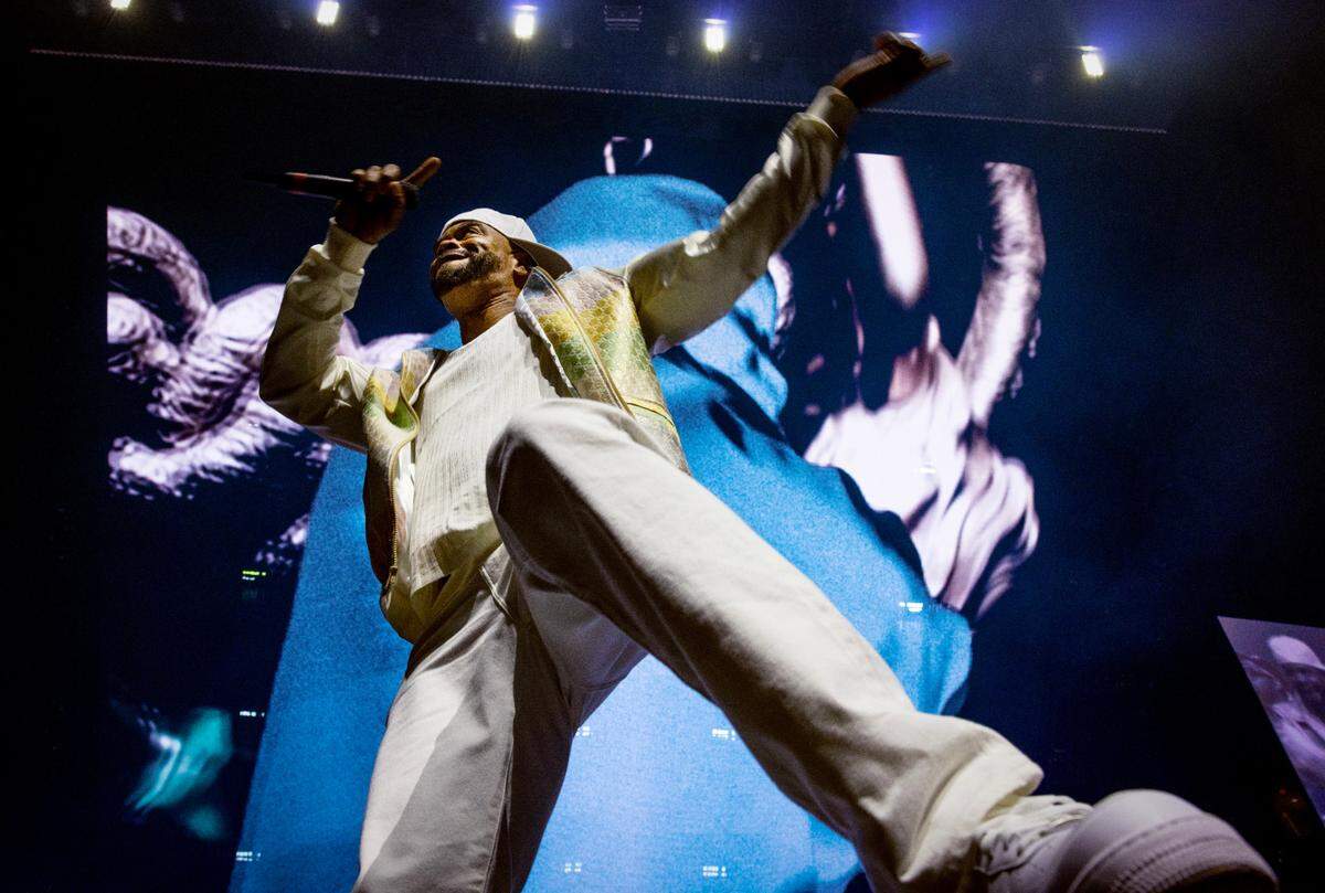 Method Man and Wu-Tang Clan in concert on their “Wu-Tang Forever: The Final Chamber Tour”, Saturday night, June 7, 2025.