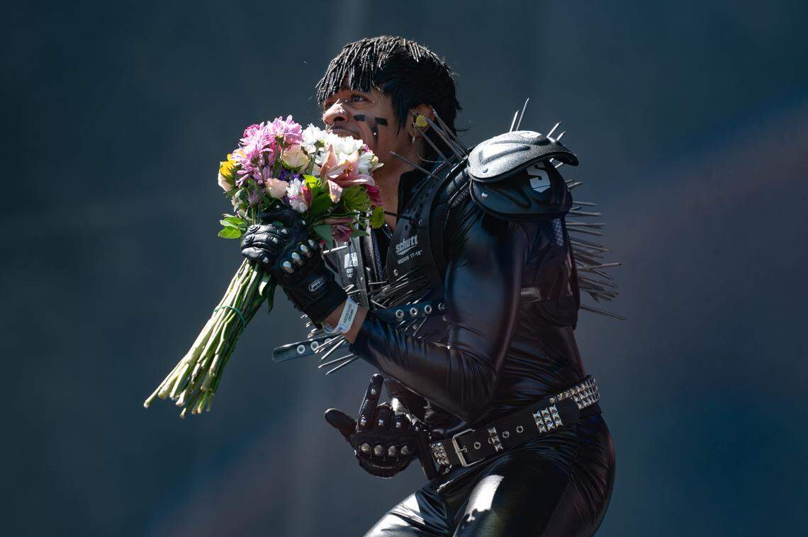 Teezo Touchdown performs at the first day of Dreamville Music Festival in Dix Park in Raleigh, NC on Saturday, April 6, 2024.