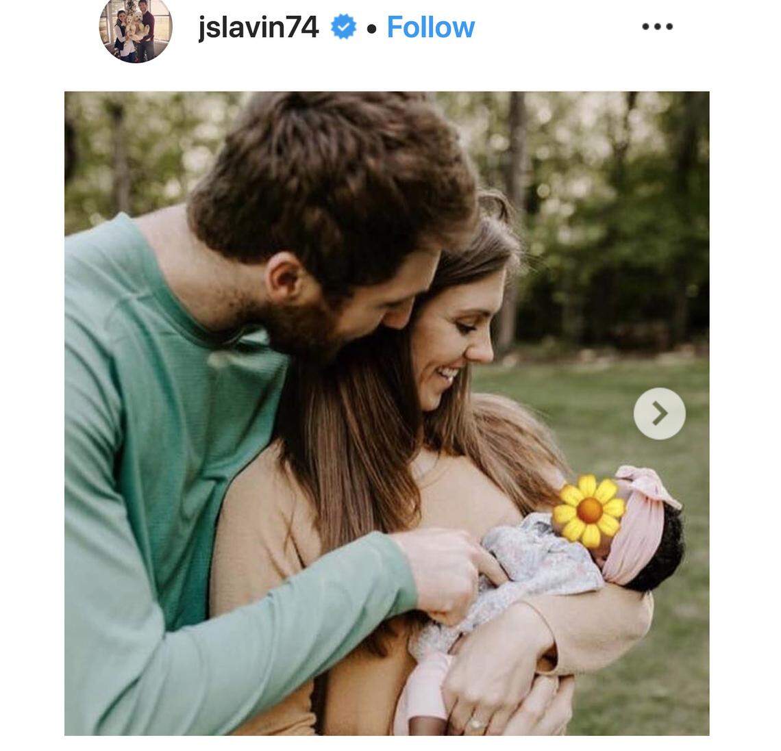 accob SlavinÕs life has changed in a big way but it has nothing to do with the Stanley Cup playoffs. The Carolina Hurricanes defenseman and his wife, Kylie, announced on Instagram that they are adopting a baby daughter. ItÕs the SlavinsÕ first child.