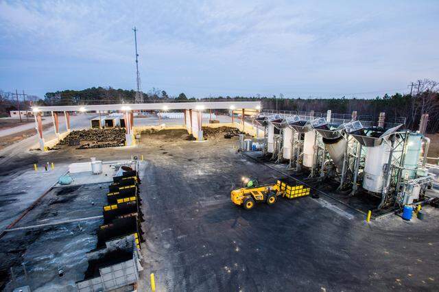 Product Recovery Technology International (PRTI) in Franklinton, North Carolina uses thermal demanufacturing to turn old tires into a reliable and cheap form of energy. It is will be used to power a data center mining various cryptocurrencies 24 hours a day. Each chamber can handle 6,000 pounds of tires at a time.