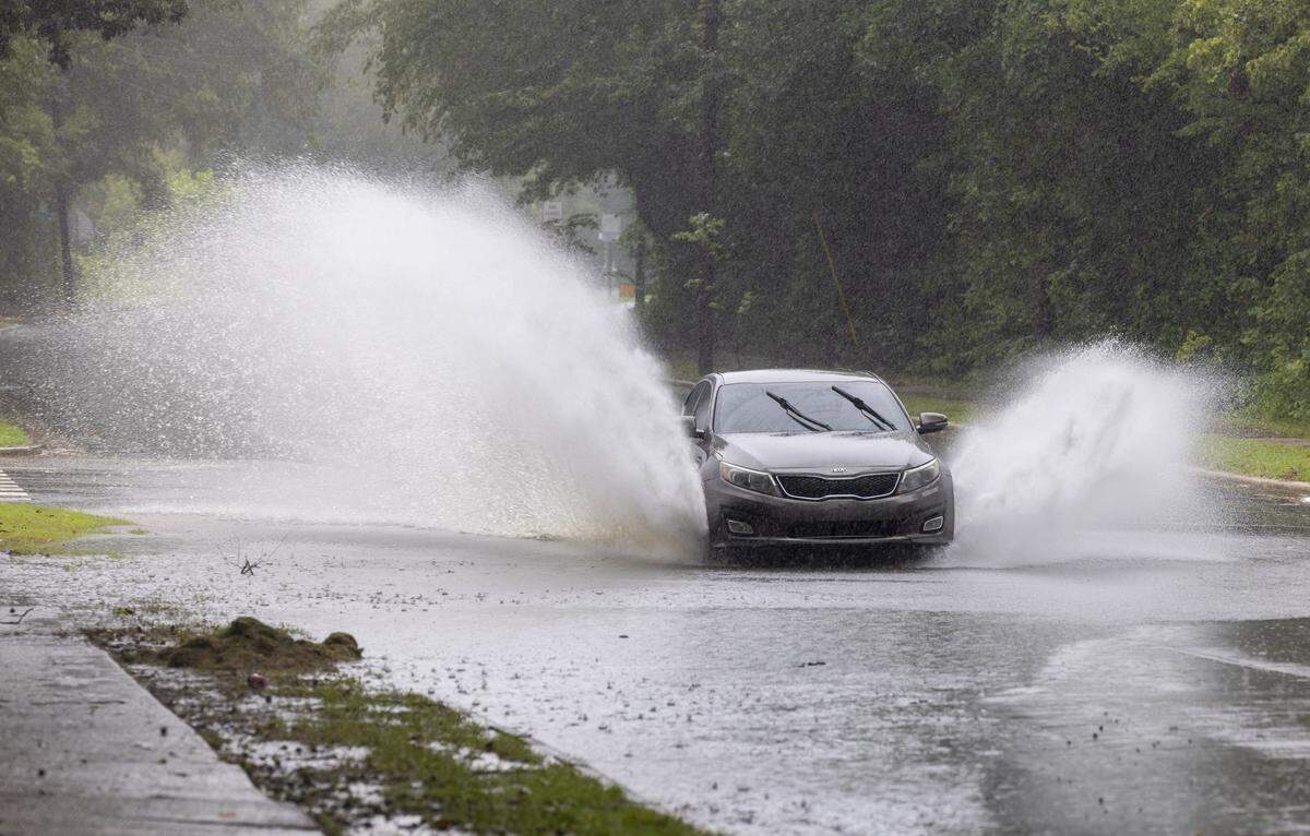 Rainfall totals vary across the Triangle, but some areas received more than 7 inches of rain. 