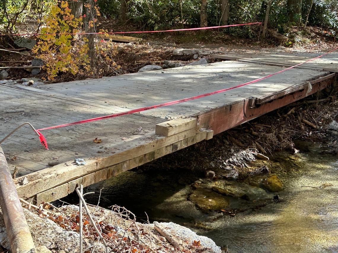 A bridge off J H McLean Road in Banner Elk.