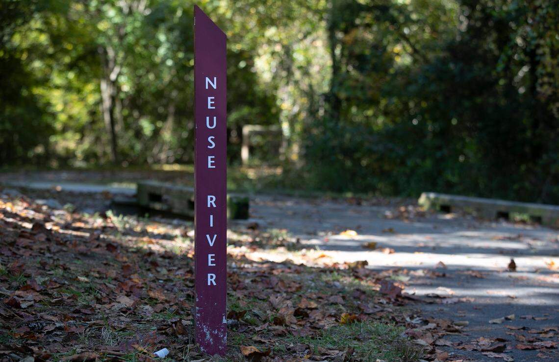 This section of the News River Greenway was re-opened on Friday afternoon, October 14, 2022 after it was cleaned by the Raleigh Fire Department, and police finished their investigation into the death of five people including an off-duty police officer yesterday.