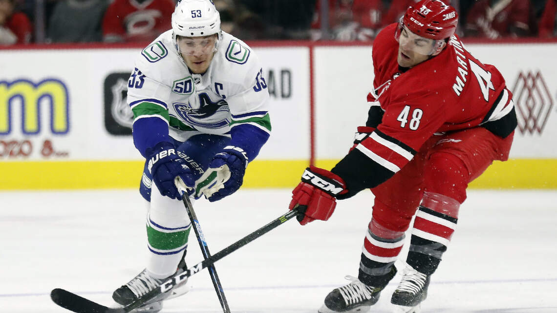 Justin Williams does it again as Hurricanes fight past Canucks in shootout