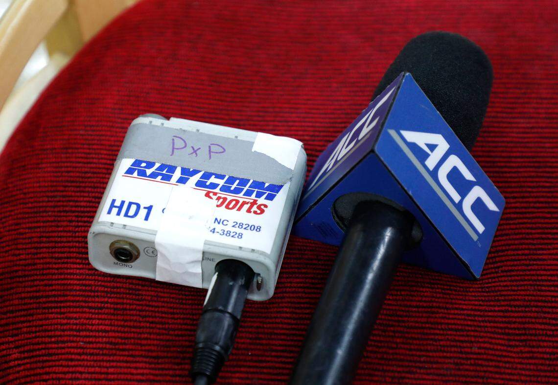 N.C. State’s game against Georgia Tech at PNC Arena in Raleigh, N.C., was televised on Fox Sports South Wednesday, March, 6, 2019.