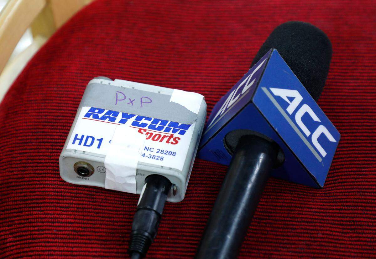 N.C. State’s game against Georgia Tech at PNC Arena in Raleigh, N.C., was televised on Fox Sports South Wednesday, March, 6, 2019.