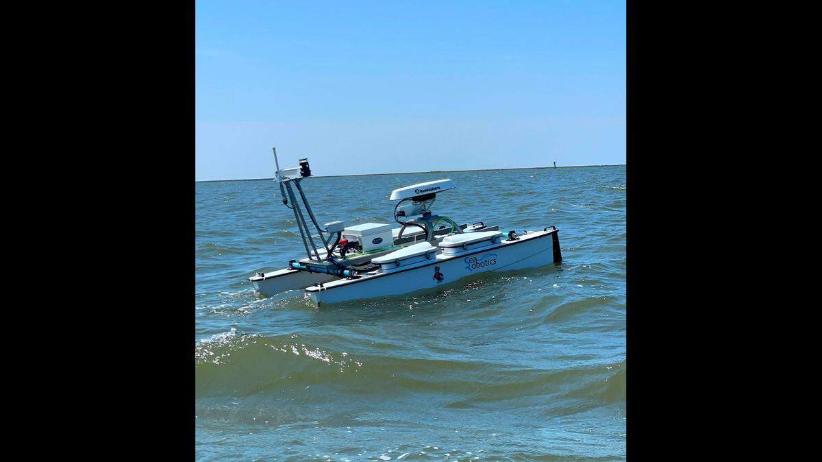 N.C. State University’s Department of Marine Earth and Atmospheric Sciences is behind the deployment of this craft in the northern Pamlico Sound.