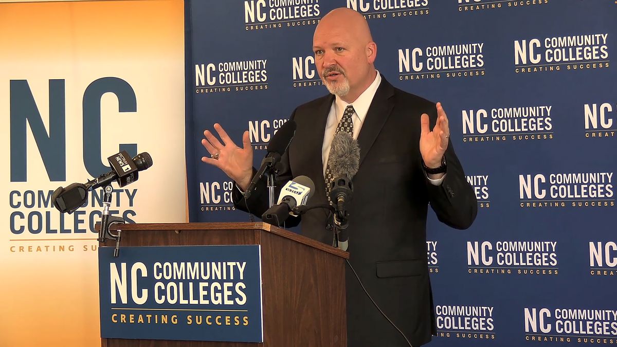 Jeff Cox, the president of Wilkes Community College and a former superintendent, was officially named the 11th president of the North Carolina Community College system on April 21, 2023.