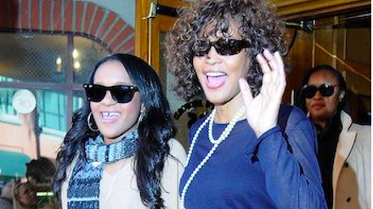 Bobbi Kristina Brown, left, and her mother, Whitney Houston. The two women are the subject of a new Lifetime documentary, “Whitney & Bobbi: Didn’t We Almost Have It All.”