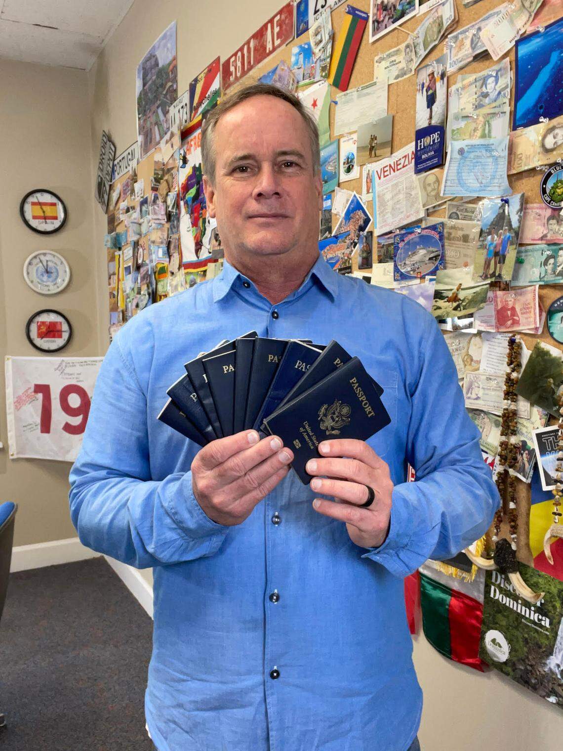 UNC Chapel Hill professor Jim Kitchen has traveled to all 193 United Nations-recognized countries and now he’s bringing his passports on a trip to space.