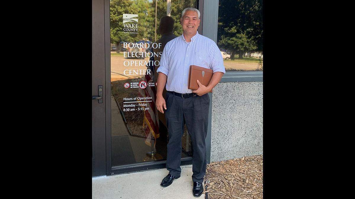 James Semmens, candidate for town council in Morrisville, NC