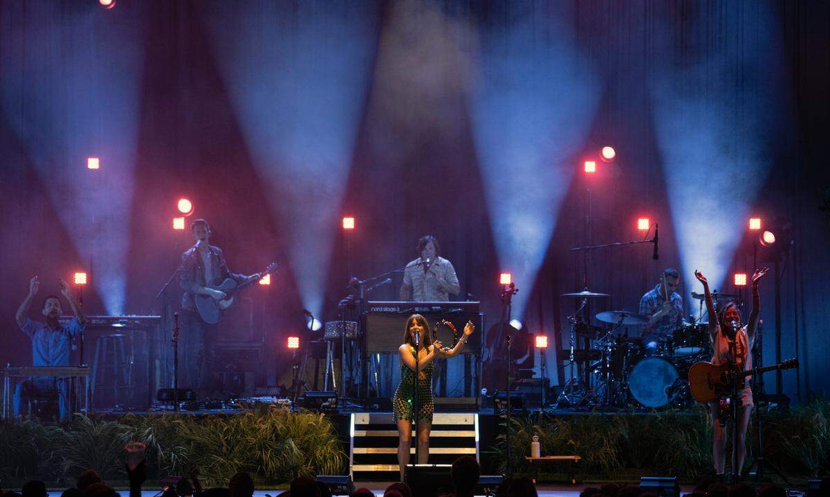 Country music star Maren Morris opens her “Humble Quest Tour” at Raleigh, N.C.’s Red Hat Amphitheater, Thursday night, June 9, 2022.