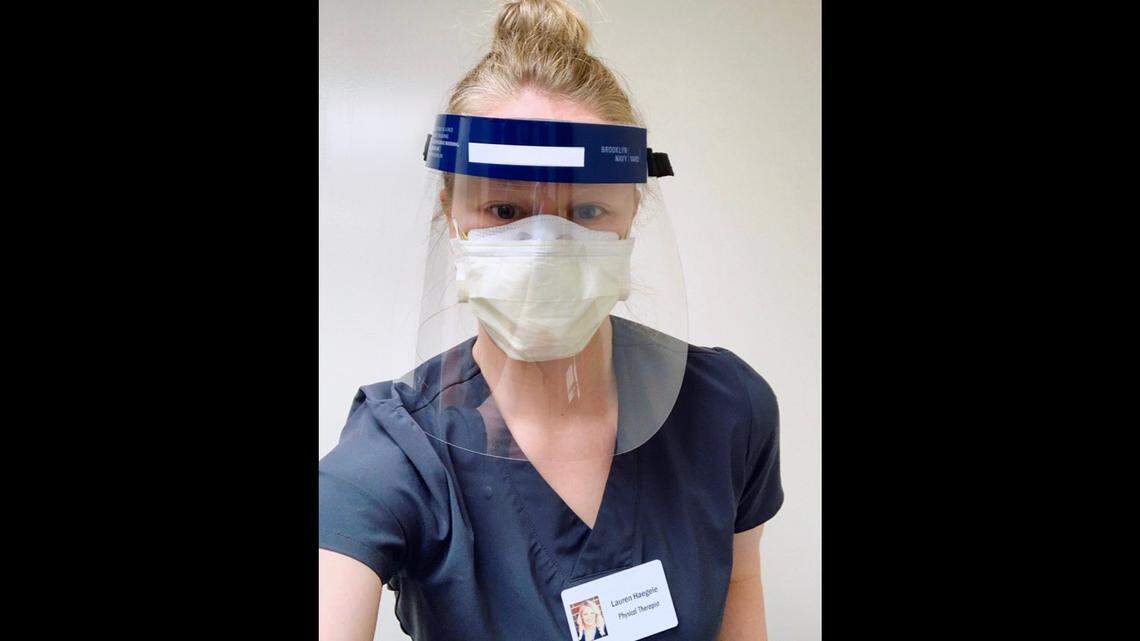 ‘I keep telling them how strong they are.’ Therapist from NC fighting pandemic in New York.