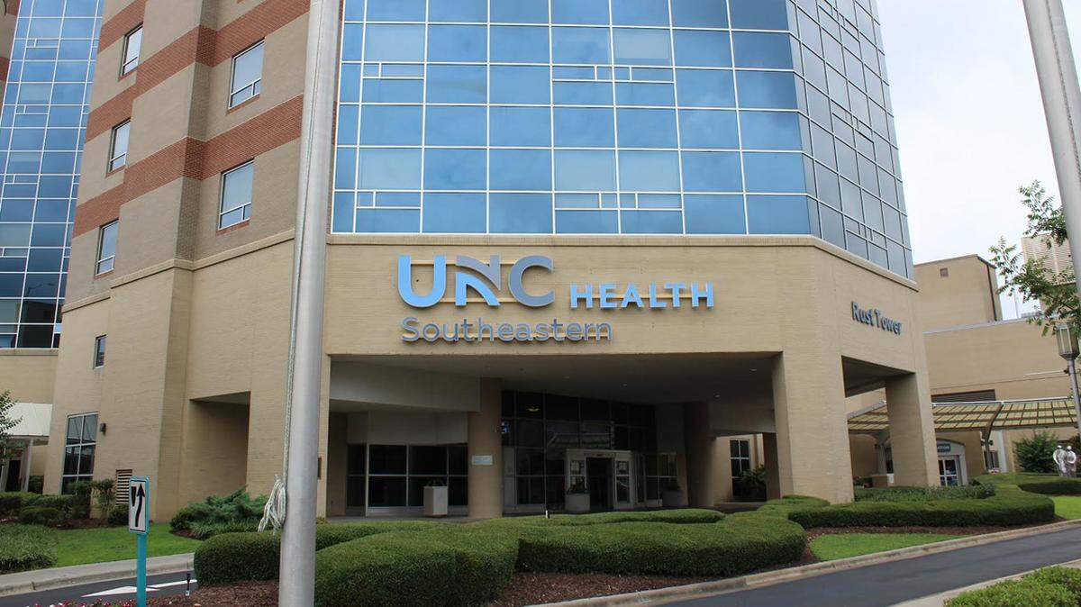 UNC Health Southeastern hospital in Lumberton, NC. Sept. 8, 2021.