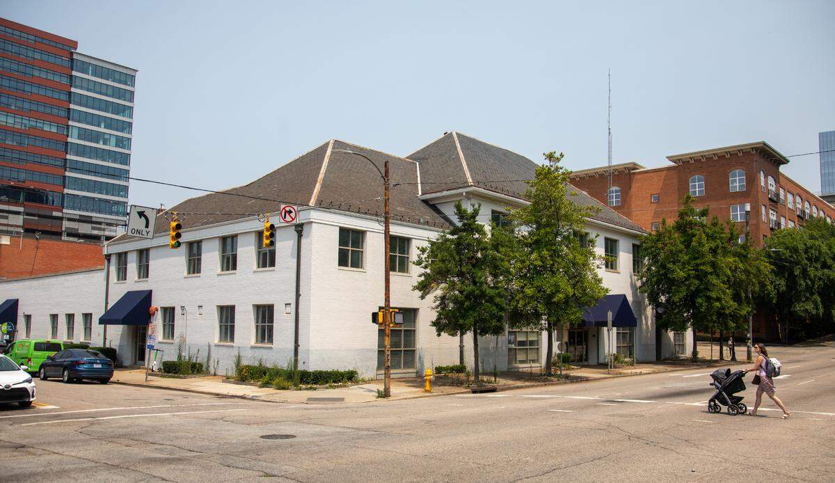 224 S. Dawson at the intersection of S. Dawson Street and W. Martin Street in downtown Raleigh is for sale.