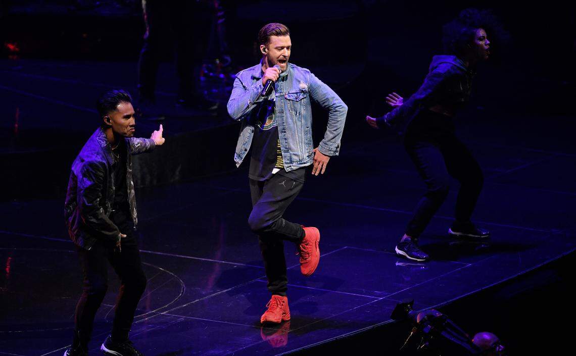 Justin Timberlake brings his Man of the Woods Tour to Raleigh, N.C.’s PNC Arena Sunday night, Jan. 6, 2019.