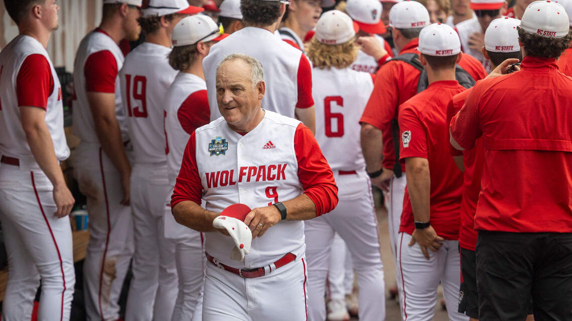 Elliott Avent, NC State bid emotional farewell to Omaha after run to College World Series ends