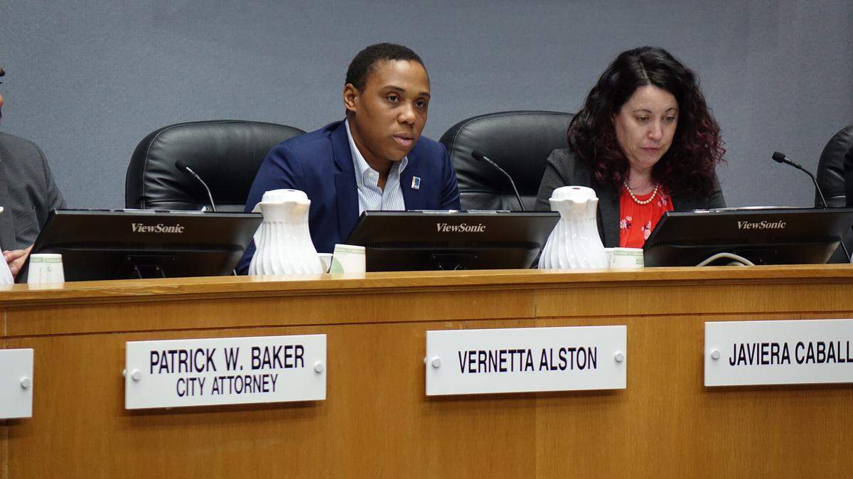 Durham City Council member Vernetta Alston, left, told Immaculata Catholic School students in a statement during the Feb. 18, 2019 Council meeting that “I love my family and I love yours too, no matter what they look like.” Alston had been disinvited to speak to students during Black History Month by a priest, who later re-invited her.