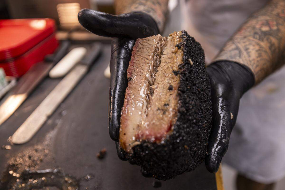 Lawrence Barbecue’s Texas-style brisket was noted by Texas Monthly barbecue editor Daniel Vaughn. 