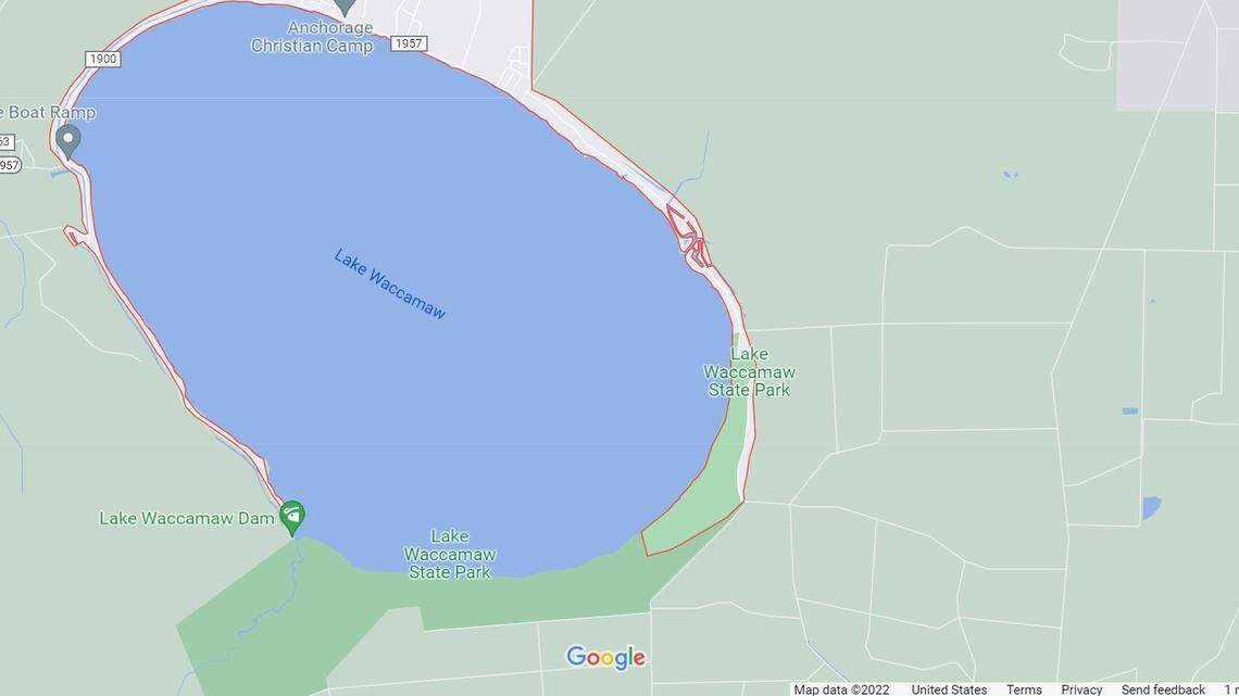 A dad died after jumping in a lake to rescue his son who was floating away on a tube, officials said.