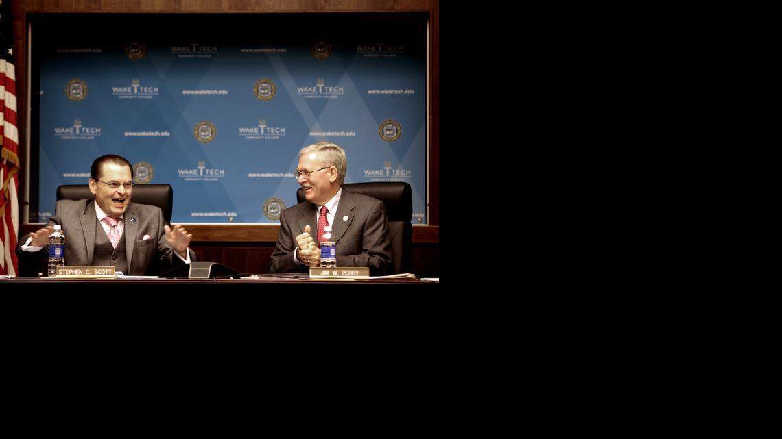 For Wake Tech leader Stephen Scott, the perks add up