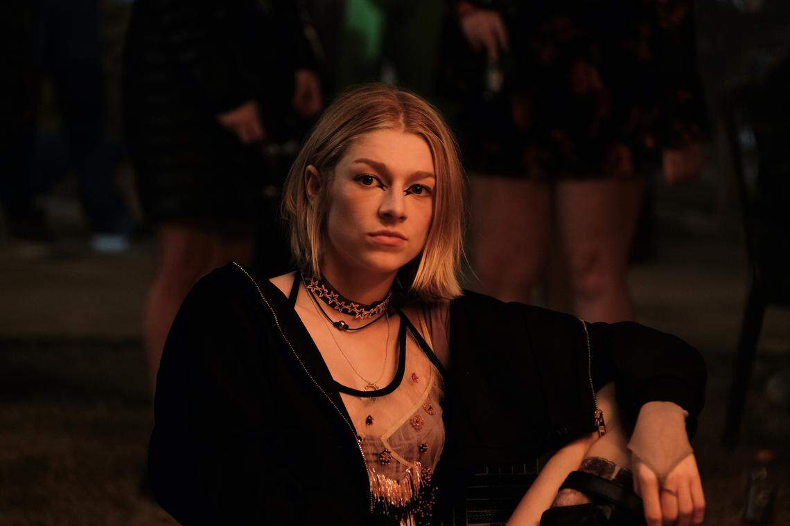 Hunter Schafer in the Season 2 premiere of “Euphoria” on HBO.