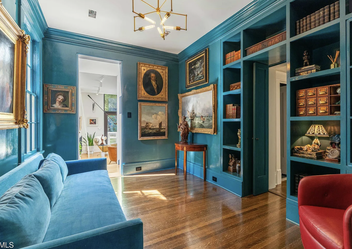 Inside the 5,682-square-foot three-story home at 117 Hillcrest Road in Raleigh’s Forest Park.