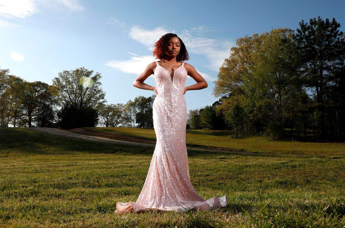 Taylor Debnam, senior at Enloe High School, photographed Sunday, April 5, 2020.
