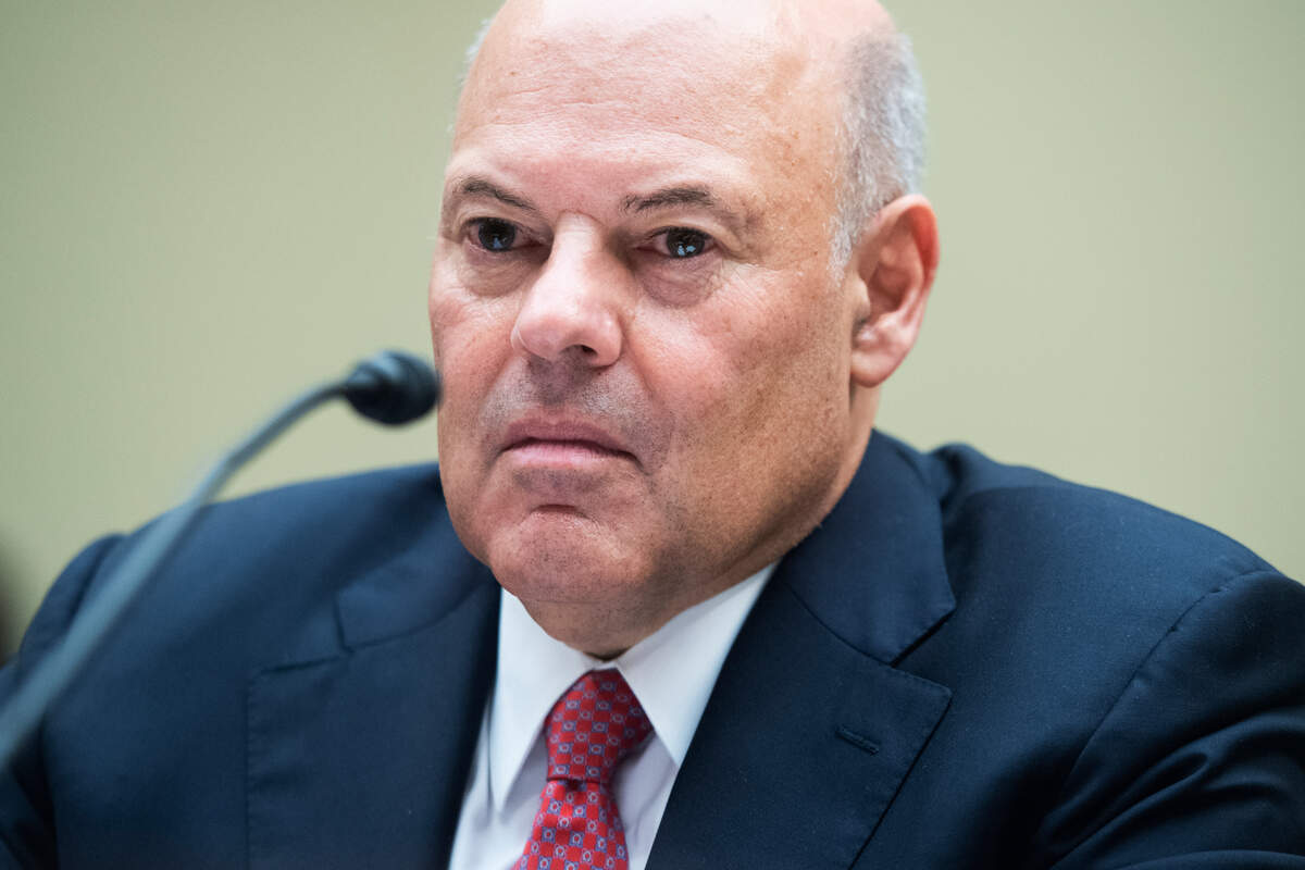 Postmaster General Louis DeJoy testifies during a House Oversight and Reform Committee hearing on the Postal Service on Capitol Hill, Monday, Aug. 24, 2020, in Washington.