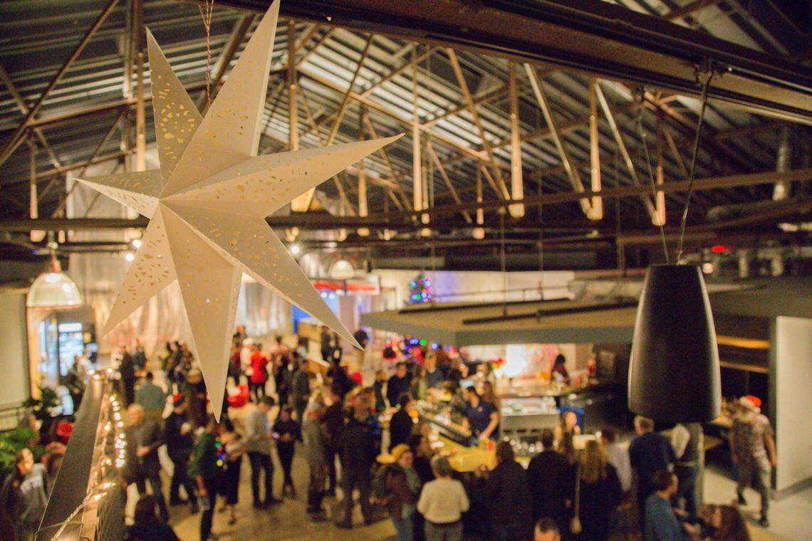 Transfer Co. Food Hall held a Deck the Hall event Monday, Dec. 17, 2018.