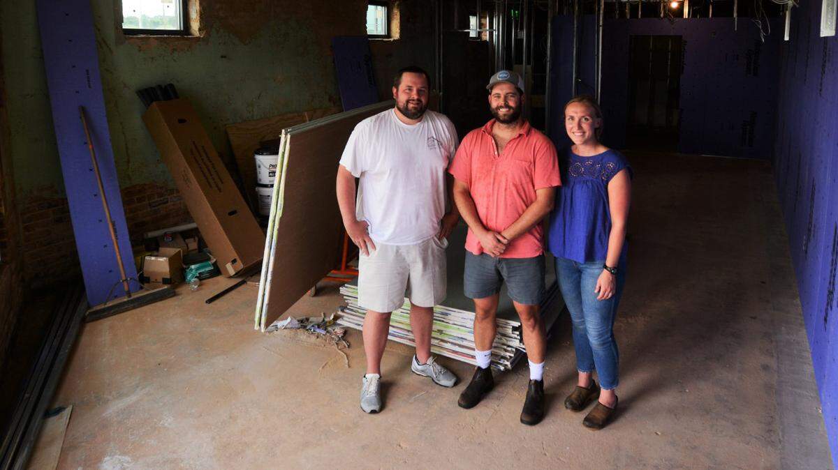 The owners of Benchwarmers Bagels are opening a new doughnut shop in Raleigh. From left, John Knox, Sam Kirkpatrick and Sarah Millsaps, along with Josh Bellamy and Andrew Cash are calling their new project Bright Spot Donuts.