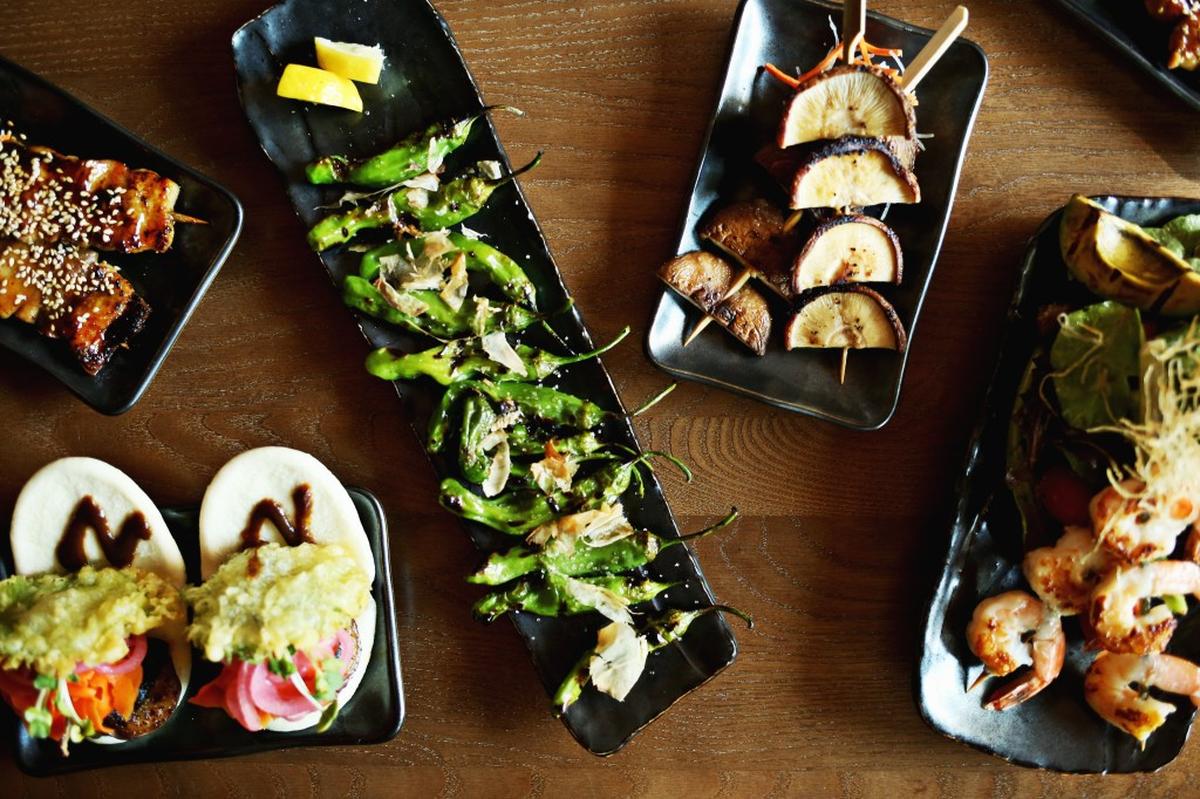 The upstairs izakaya bar at Tonbo Ramen in downtown Raleigh serves a variety of small plates.