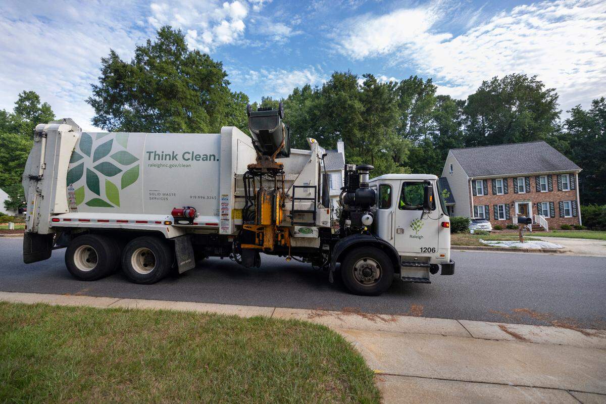 For many Triangle residents, Monday curbside collections are delayed by one day because of Labor Day.