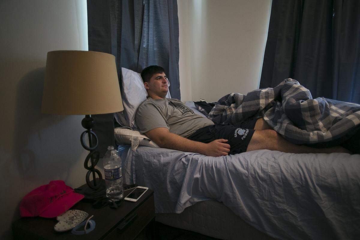 Following his final concussion in August 2017, Hatton spent several weeks alone in the darkness of his room recovering.