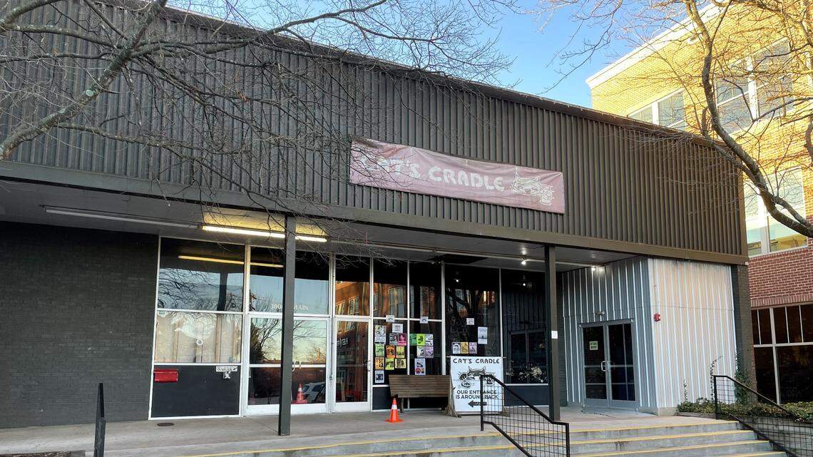 The Cat’s Cradle has hosted live bands and charity events in this strip mall storefront at 300 E. Main St. in Carrboro since 1993. Owner Frank Heath has expanded the 750-capacity club in that time to include a 200-person Back Room and an outdoor music space.