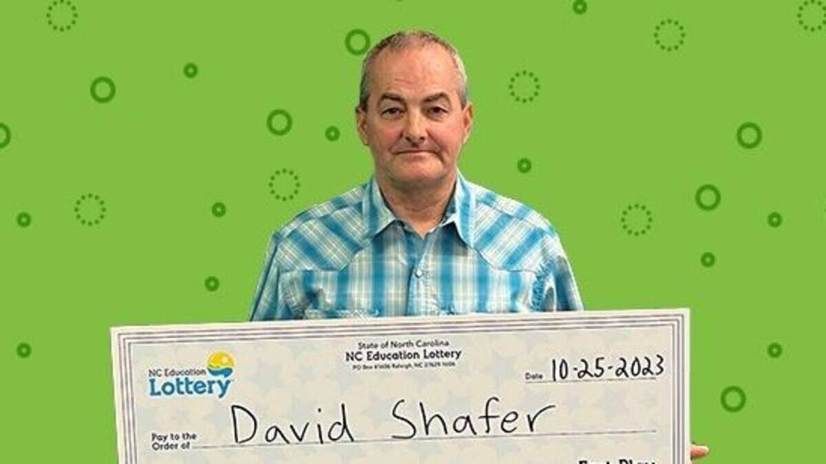 North Carolina resident David Shafer took to a trip to Raleigh to claim his lottery prize after winning the jackpot on a 50X The Cash ticket.