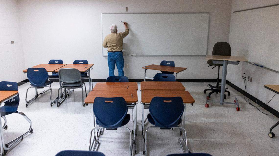 Rodger Payne is a religious studies professor at UNC-Asheville. His department is one of four programs being eliminated at the liberal arts university.