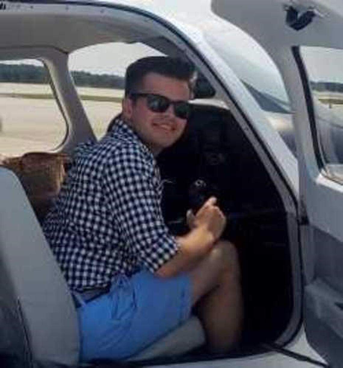 Pilot Charles Hew Crooks, 23, died July 29, 2022, after he fell out of a plane before it made an emergency landing at Raleigh-Durham International Airport.