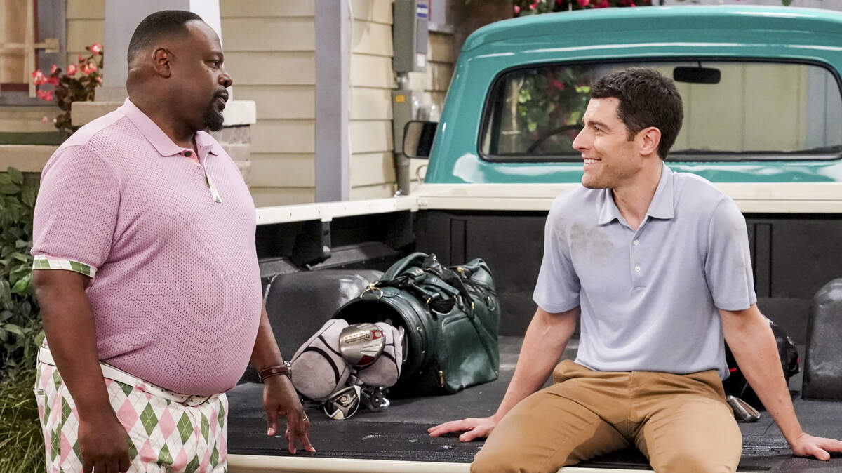 Cedric the Entertainer, left, as Calvin Butler and Max Greenfield as Dave Johnson in the CBS comedy “The Neighborhood.”