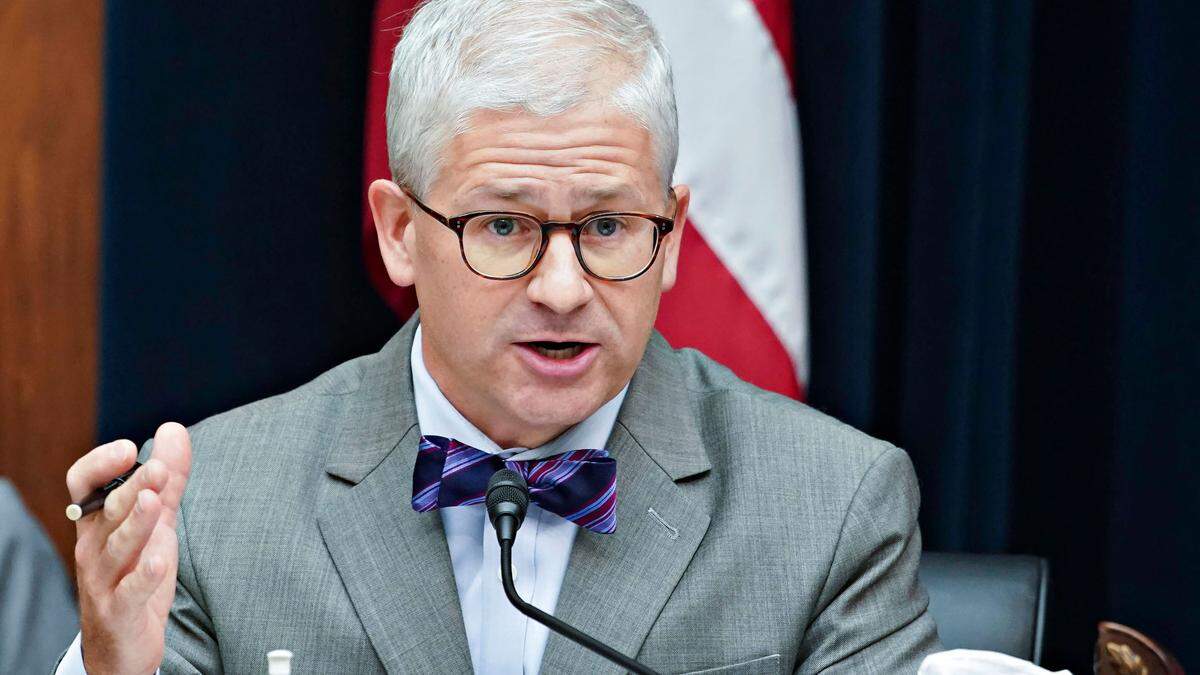 Rep. Patrick McHenry, R-N.C., speaks during a Capitol Hill hearing Sept. 30, 2021. Reacting to former President Donald Trump’s indictment Tuesday, McHenry told The Charlotte Observer on Thursday, Aug. 3, 2023, that no one should be treated differently under the law.