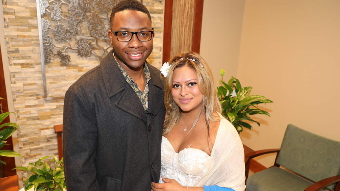 A bride and groom were stuck in the hospital. Then came ‘a gesture I’ll never forget’