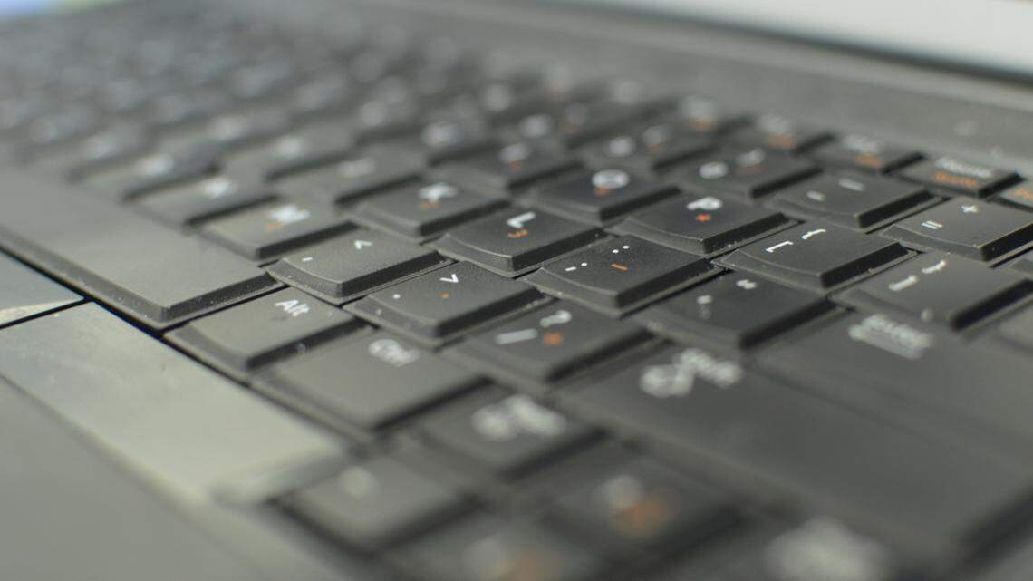 Computer keyboard. Photo by Scott Berson